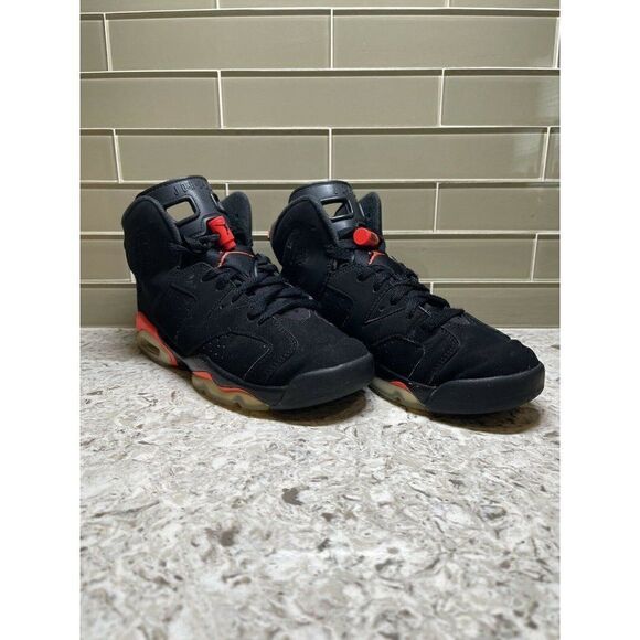 Nike Air Jordan Retro 6 VI BLACK INFRARED - Picture 1 of 8